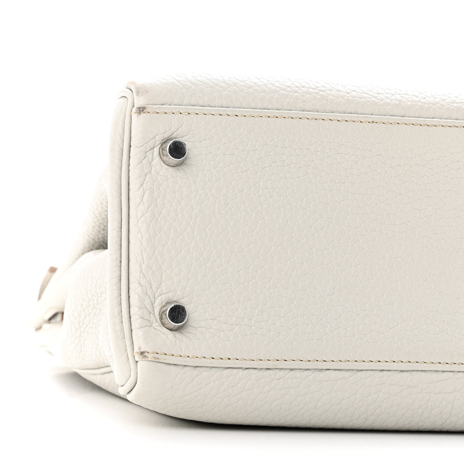 Hermes Taurillon Clemence Kelly Retourne 32 Gris Perle 9 of 12