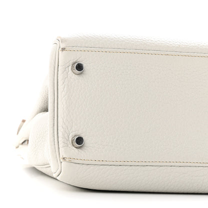Hermes Taurillon Clemence Kelly Retourne 32 Gris Perle 9 of 12