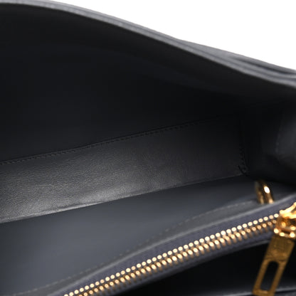 Celine Grained Calfskin Small 16 Top Handle Bag Medium Grey 5 of 10
