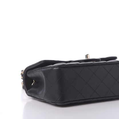 Chanel Lambskin Quilted Mini Rectangular Flap Black 6 of 11