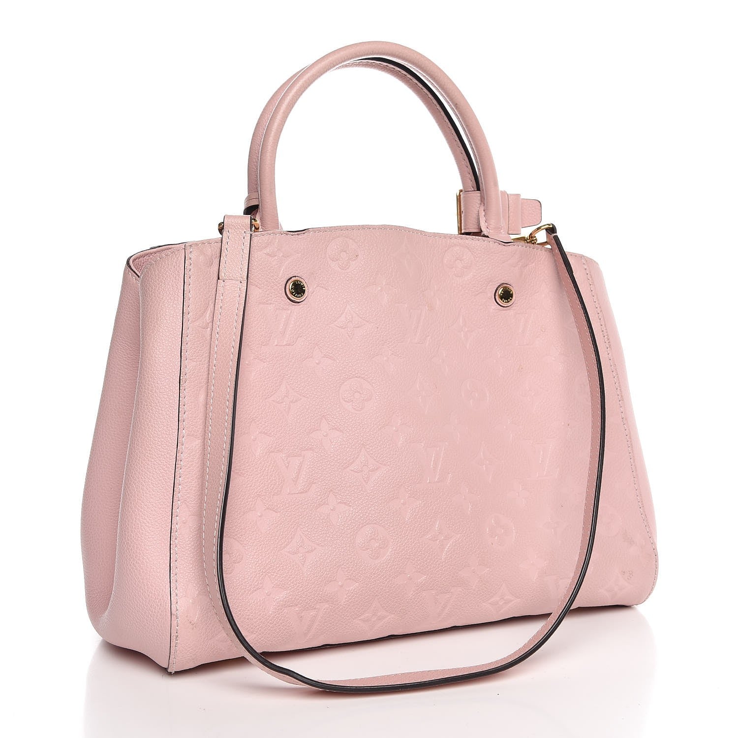 Louis Vuitton Empreinte Montaigne MM Rose Ballerine 4 of 15