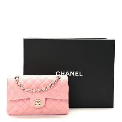 Chanel Caviar Quilted Small Double Flap Pink 10 of 10