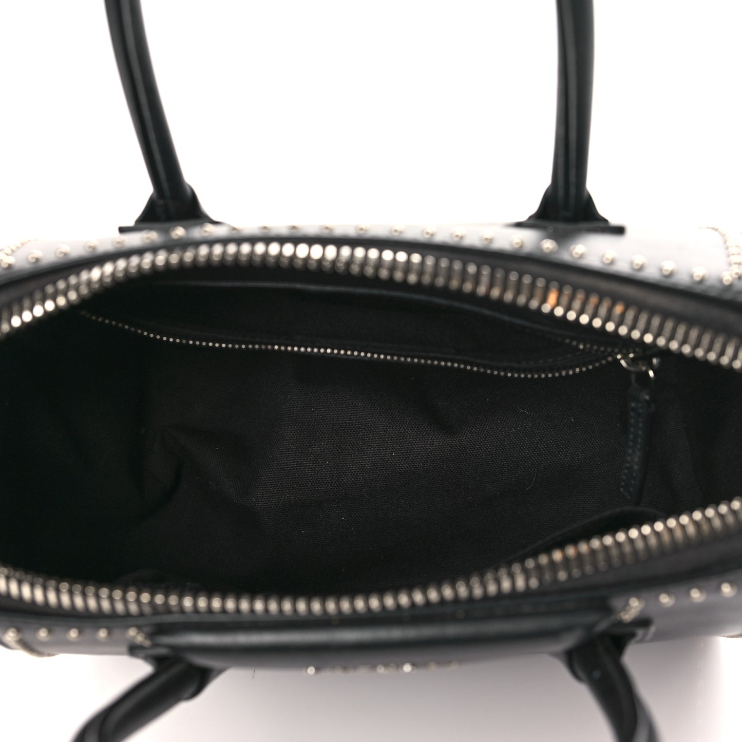Smooth Calfskin Small Studded Antigona Black