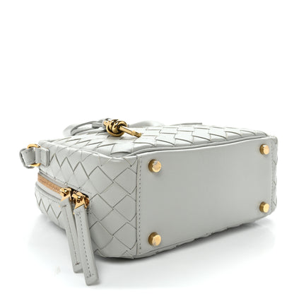 Bottega Veneta Lambskin Intrecciato Small Getaway Agate Grey 4 of 9