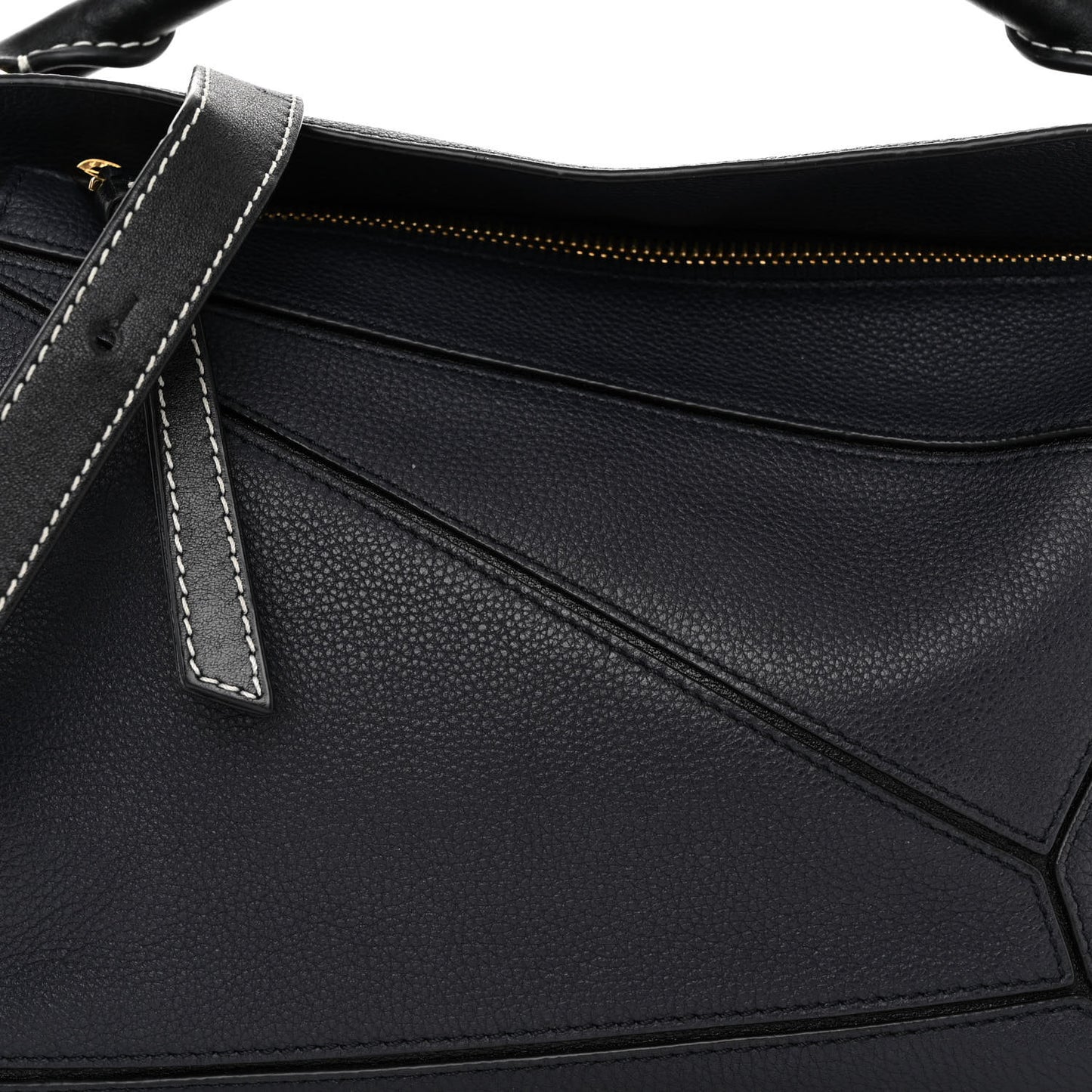 Calfskin Small Puzzle Bag Marine