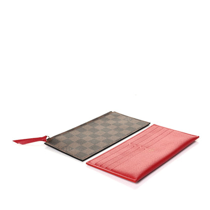 Louis Vuitton Damier Ebene Pochette Felicie Chain Wallet 7 of 7