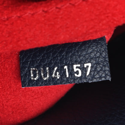 Louis Vuitton Soft Calfskin Braided Lockme Bucket Marine Rouge 7 of 9