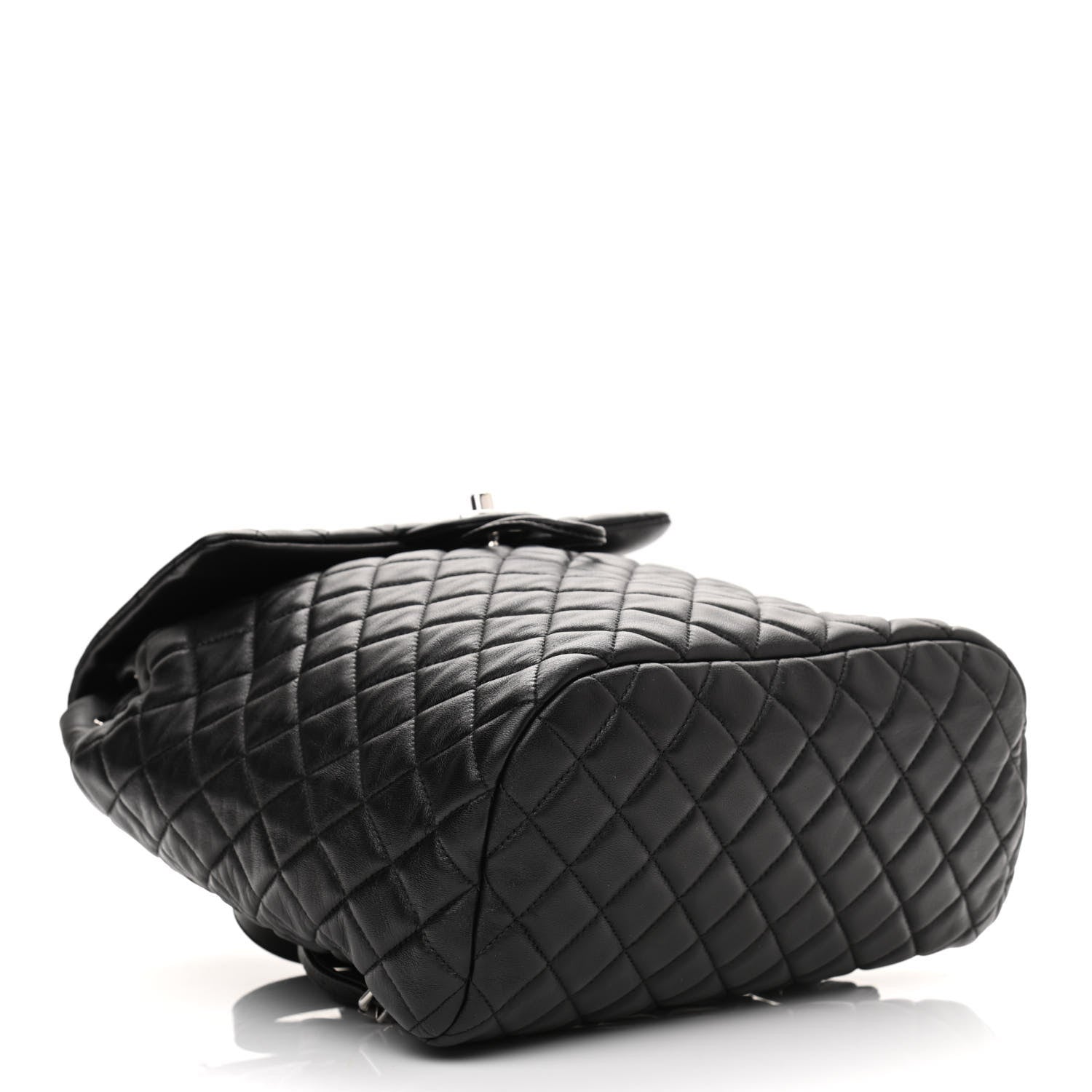Chanel Calfskin Quilted Large Urban Spirit Backpack Black 4 of 10