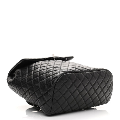 Chanel Calfskin Quilted Large Urban Spirit Backpack Black 4 of 10