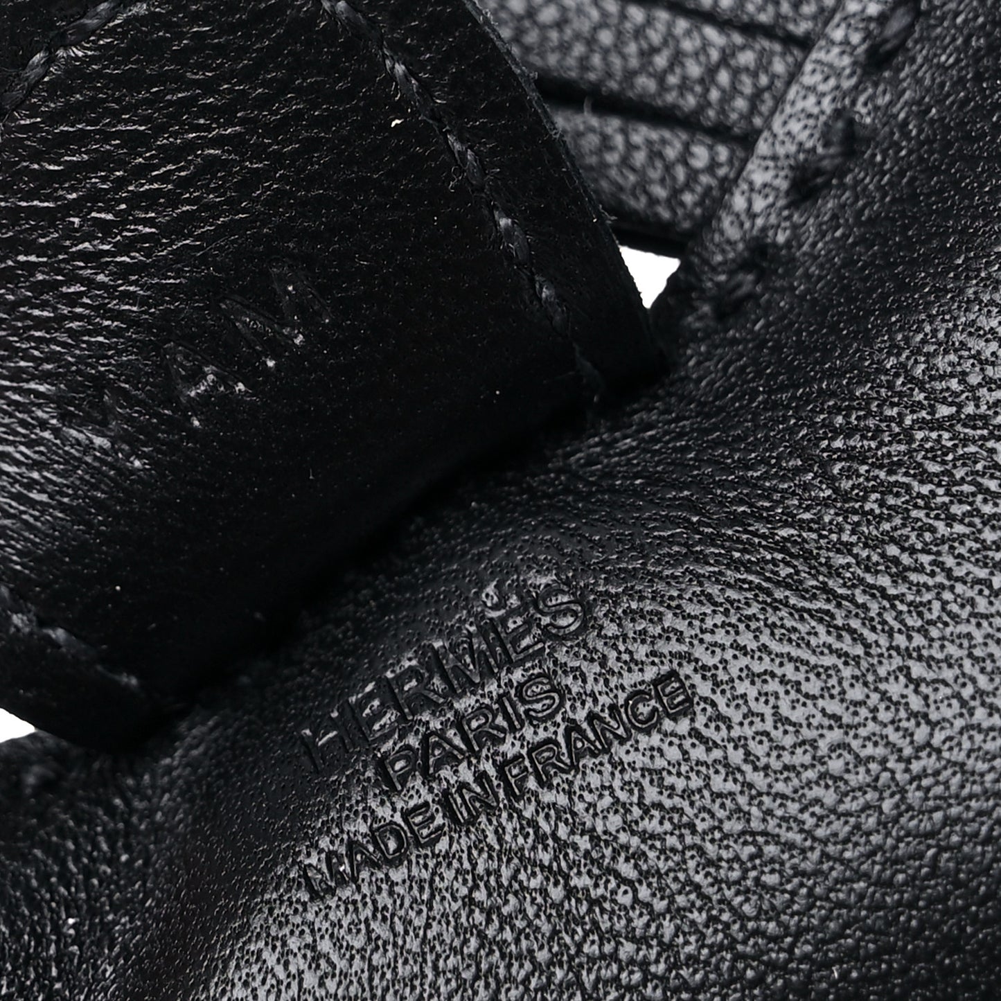 Milo Lambskin Grigri Rodeo Horse Bag Charm PM So Black