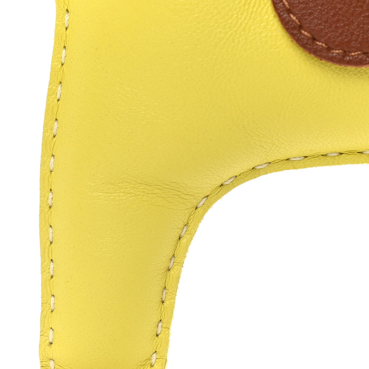 Milo Lambskin Grigri Rodeo Horse Bag Charm GM Lime Menthe Fauve
