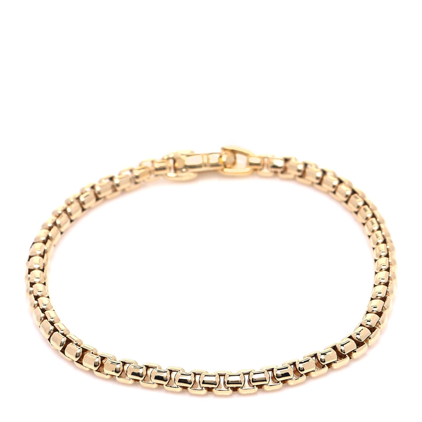 18K Yellow Gold 4mm Bel Aire Chain Bracelet