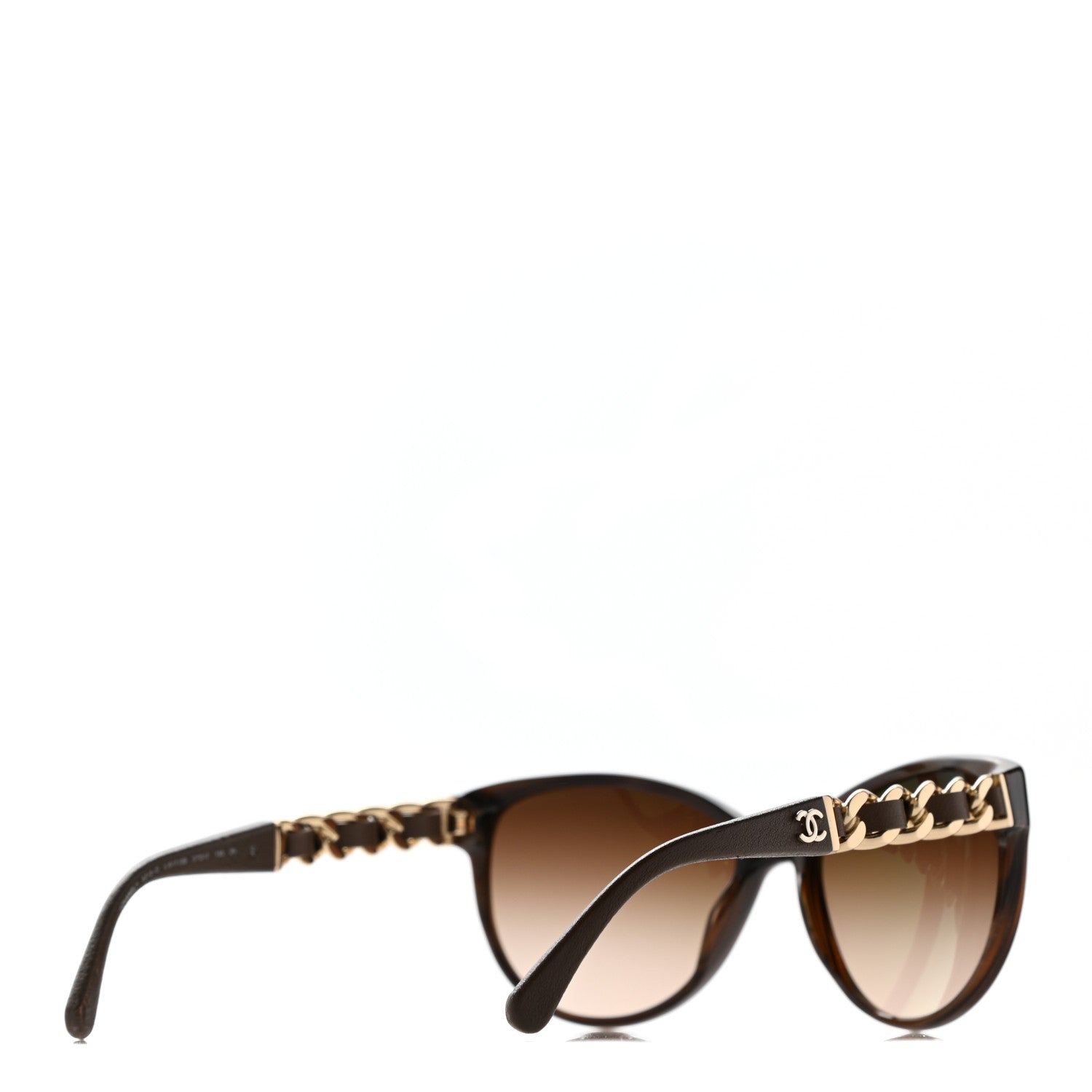 Chanel Acetate CC Chain Sunglasses 5215Q Tortoise Brown 4 of 8