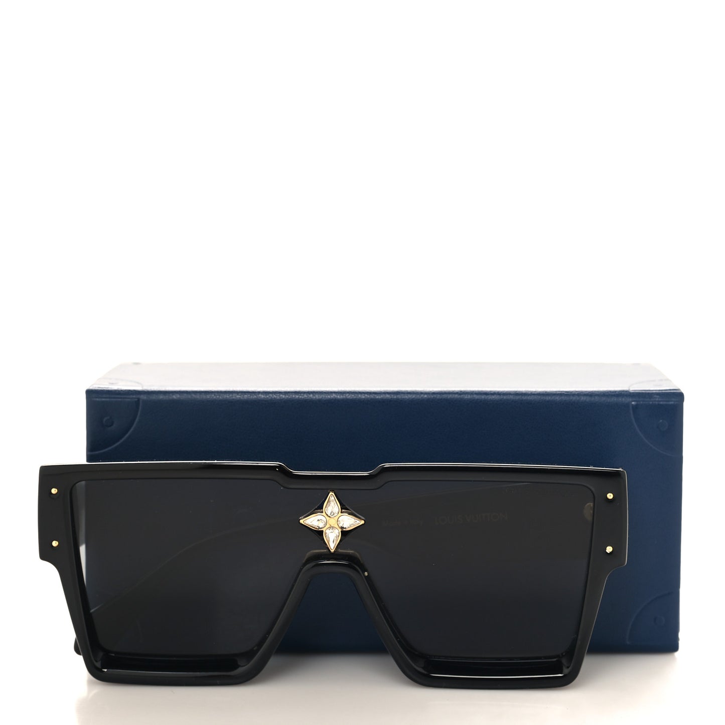 Acetate Swarovski Crystal Cyclone Sunglasses Z1578W Black