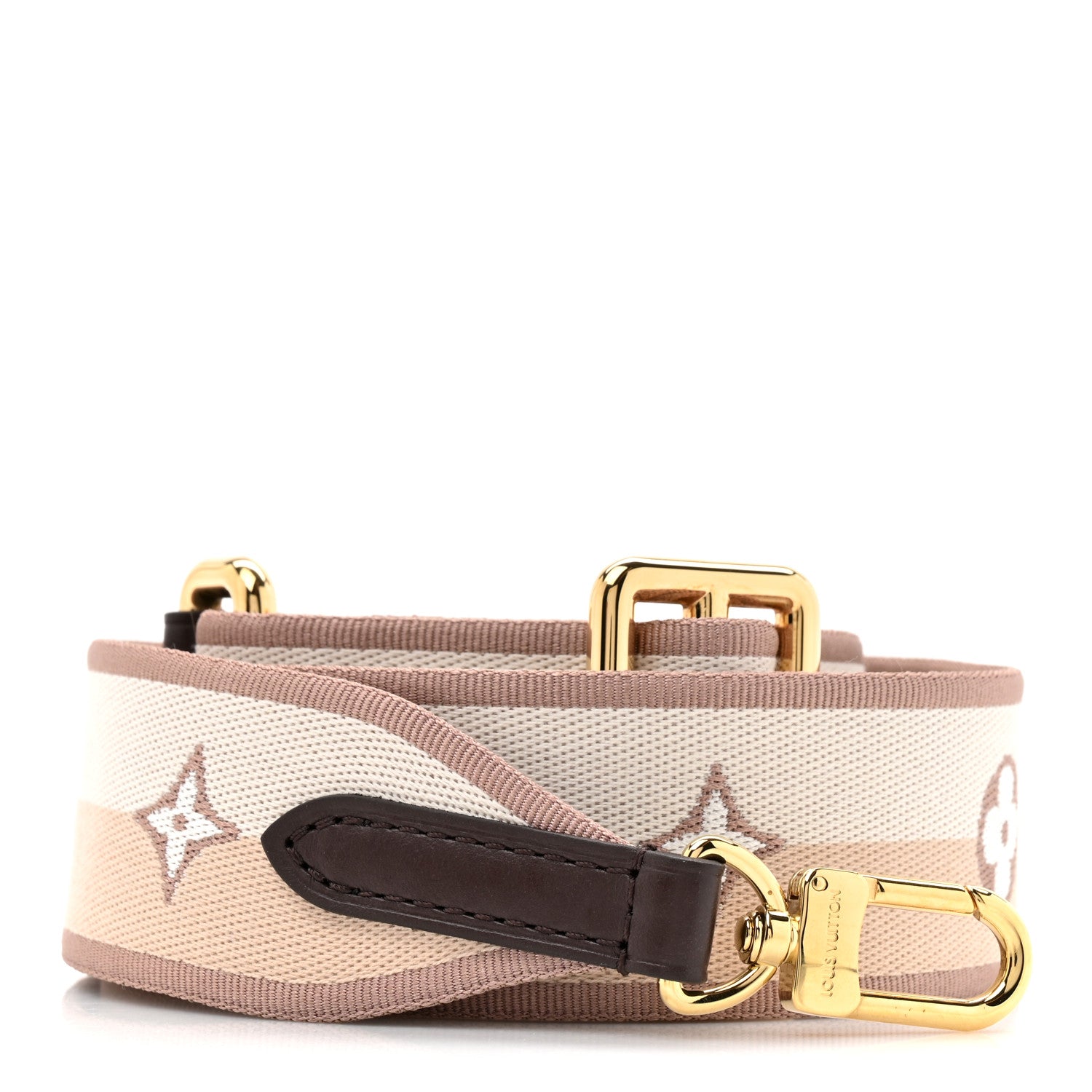 Louis Vuitton Jacquard Speedy Bandouliere 20 Shoulder Strap Beige Brown 1 of 3