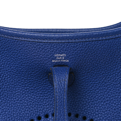 Hermes Taurillon Maurice Zigzag Evelyne TPM Bleu Saphir Bleu Zellige Indigo Black 6 of 9