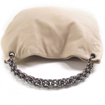 Chanel Leather Soft and Chain Large Hobo Ivory 7 of 14