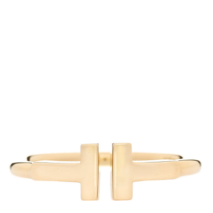 Tiffany 18K Yellow Gold T Wire Ring 52 6 1 of 5