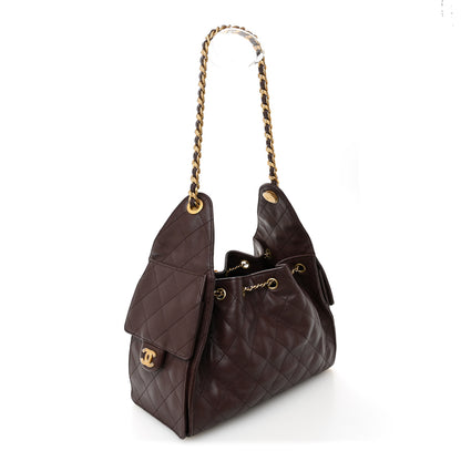 Chanel Caviar Quilted Small Chanel 25 Handbag Dark Brown 3 of 10