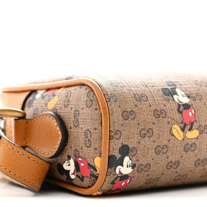 Gucci X DISNEY Mini Vintage GG Supreme Monogram Mickey Mouse Shoulder Bag Beige Vintage Sun Oil 9 of 10
