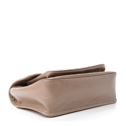Saint Laurent Crinkled Calfskin Matelasse Monogram Medium Niki Chain Satchel Light Taupe 5 of 12