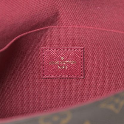 Louis Vuitton Monogram Pochette Felicie Chain Wallet Fuchsia 11 of 15