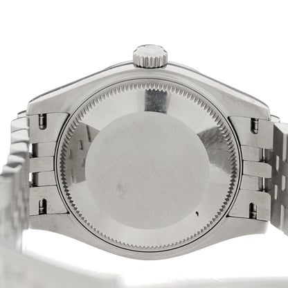 Rolex Stainless Steel 31mm Oyster Perpetual Datejust Watch Dark Grey Roman 278240 4 of 5