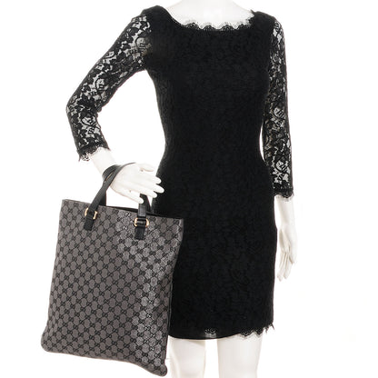 Gucci GG Monogram Flat Vertical Tote Metallic 2 of 9