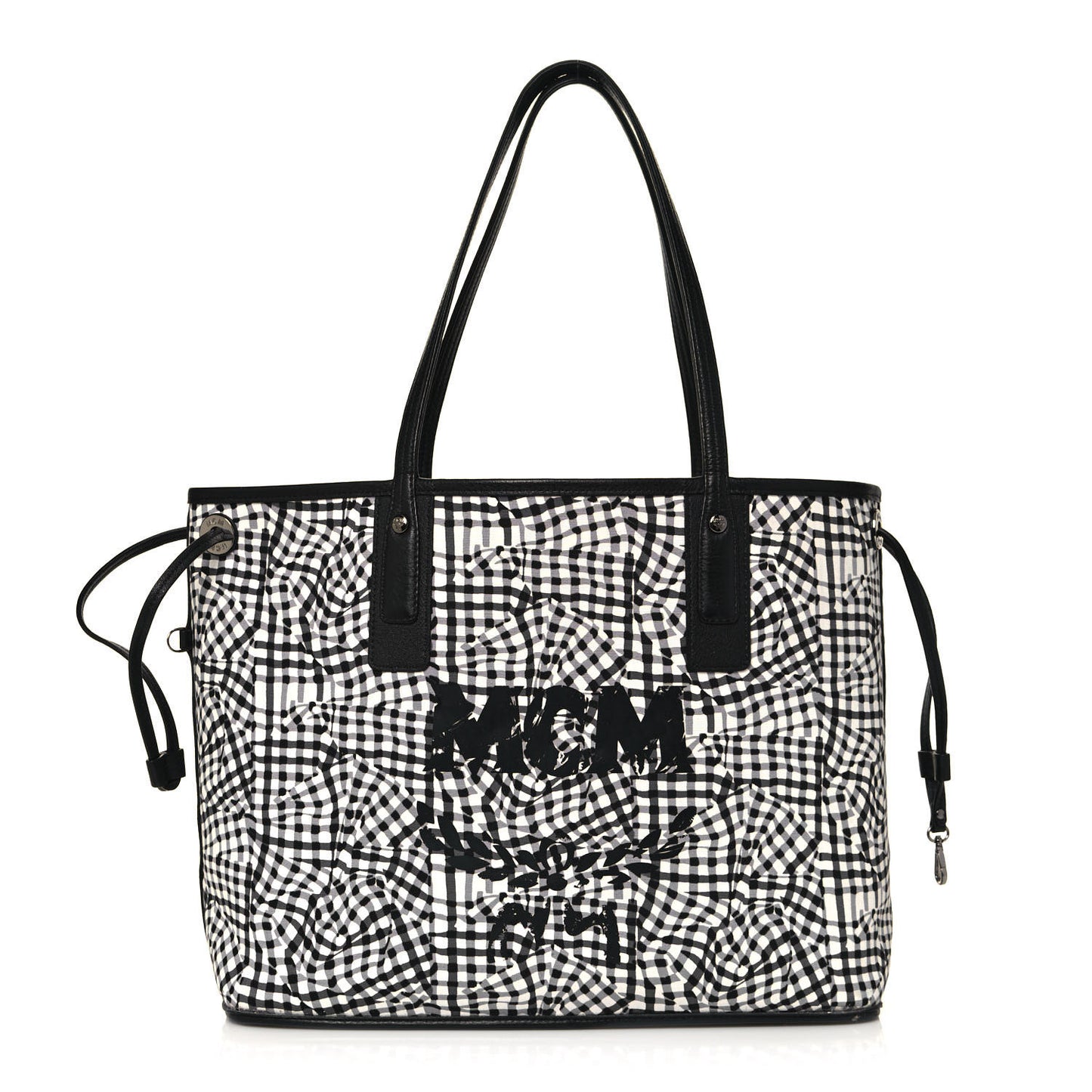 Visetos Medium Liz Reversible Shopper Tote Black