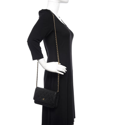 Chanel Caviar Quilted Wallet On Chain WOC Black 2 of 11