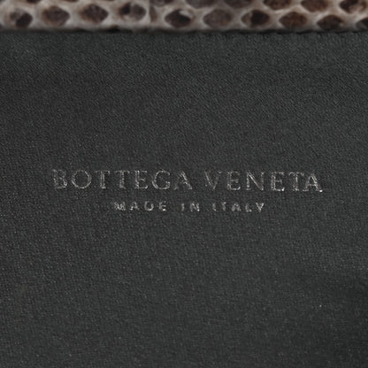 Bottega Veneta Satin Intreccio Impero Ayers Knot Clutch Grey 6 of 6