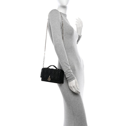 Christian Dior Lambskin Cannage Mini My Dior Bag Black 2 of 11
