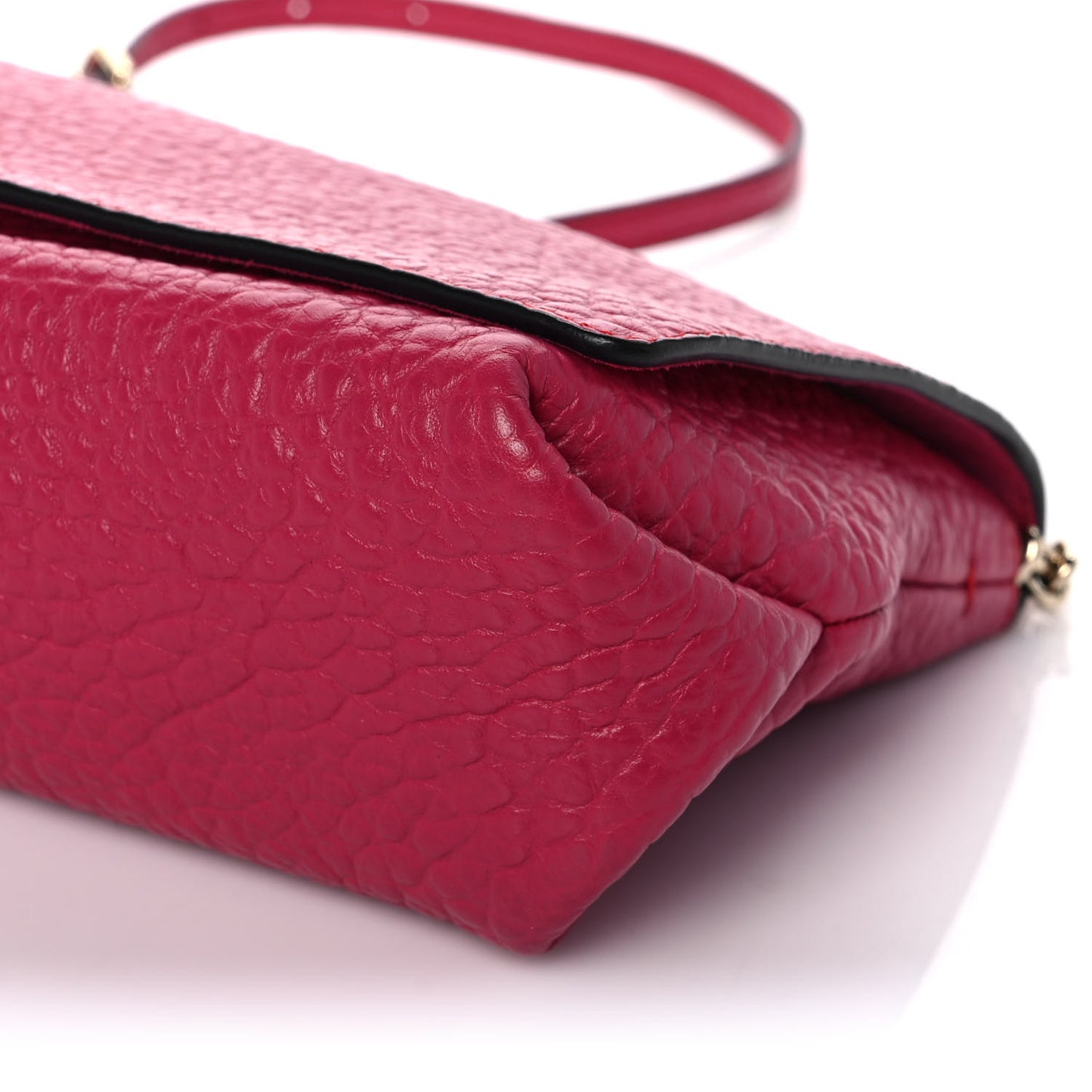 Signature Grain Medium Mildenhall Crossbody Bag Dark Plum