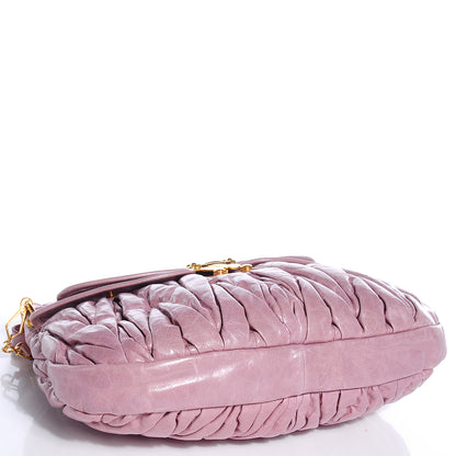 Miu Miu Matelasse Lux Nappa Coffer Hobo Mughetto 5 of 10