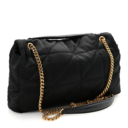 Saint Laurent Satin Patchwork Monogram Medium Jamie Black 3 of 9