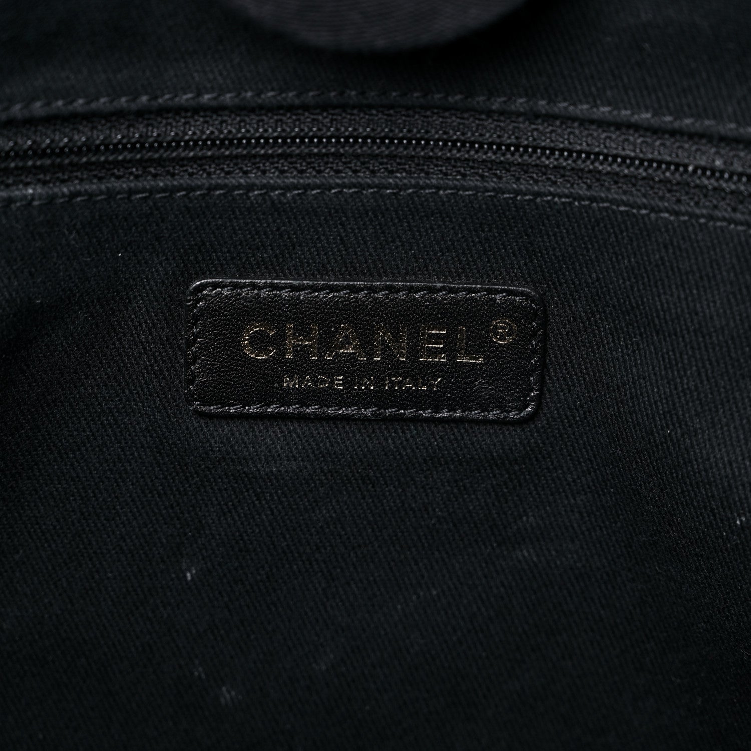 Chanel Woven Straw Raffia Small Deauville Tote Black 6 of 14