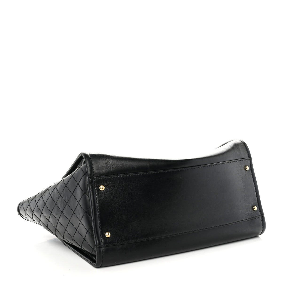 Calfskin Tweed Medium Deauville Tote Black Multicolor