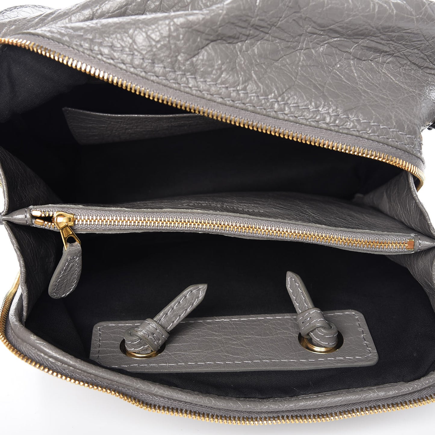 Agneau S Blanket Square Tote Gris Fumee