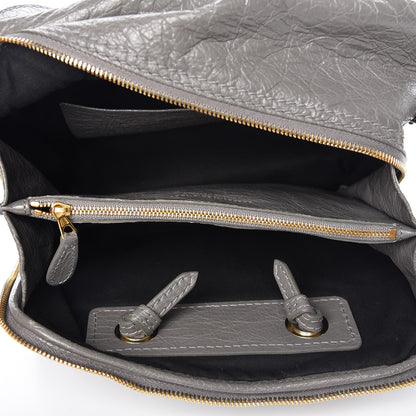 Balenciaga Agneau S Blanket Square Tote Gris Fumee 6 of 7