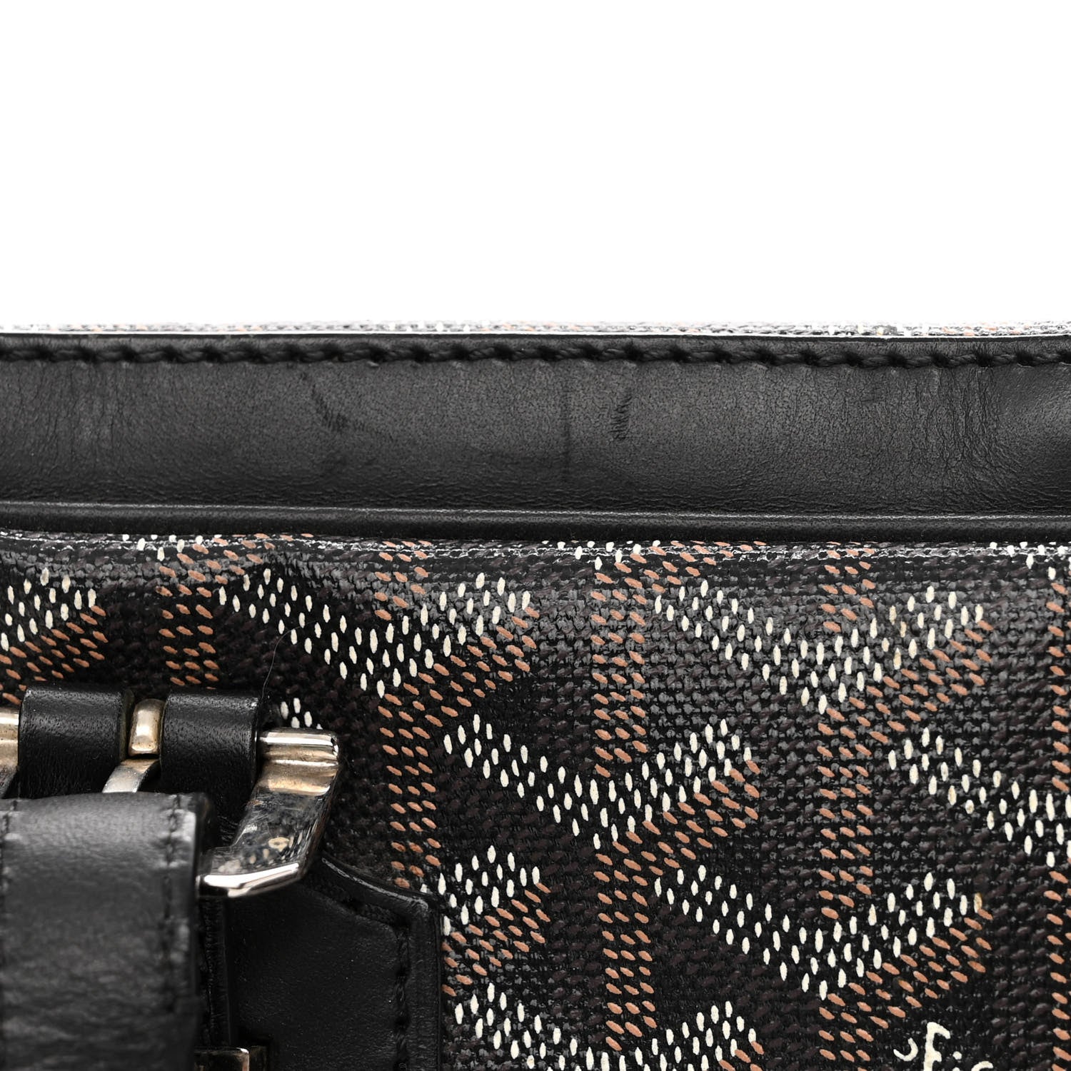 Goyard Goyardine Ambassade MM Briefcase Black 10 of 10