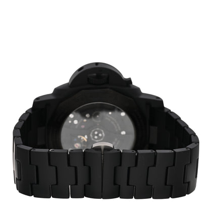 Panerai Titanium Ceramic 44mm Luminor Marina 1950 3 Days GMT Tuttonero Automatic Watch Black PAM00438 3 of 4