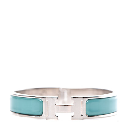 Hermes Enamel Narrow Clic Clac H Bracelet PM Emeraude 1 of 5