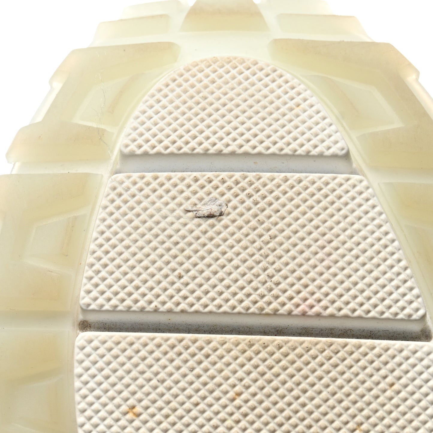 Technical Mesh Metallic Monogram Mens Run Away Sneakers 8 White