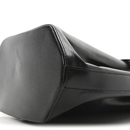 Louis Vuitton Epi Sac D'Epaule GM Black 9 of 9