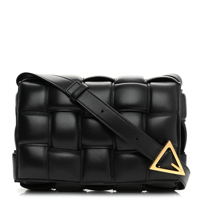 Bottega Veneta Nappa Maxi Intreccio Padded Cassette Crossbody Bag Black 1 of 10