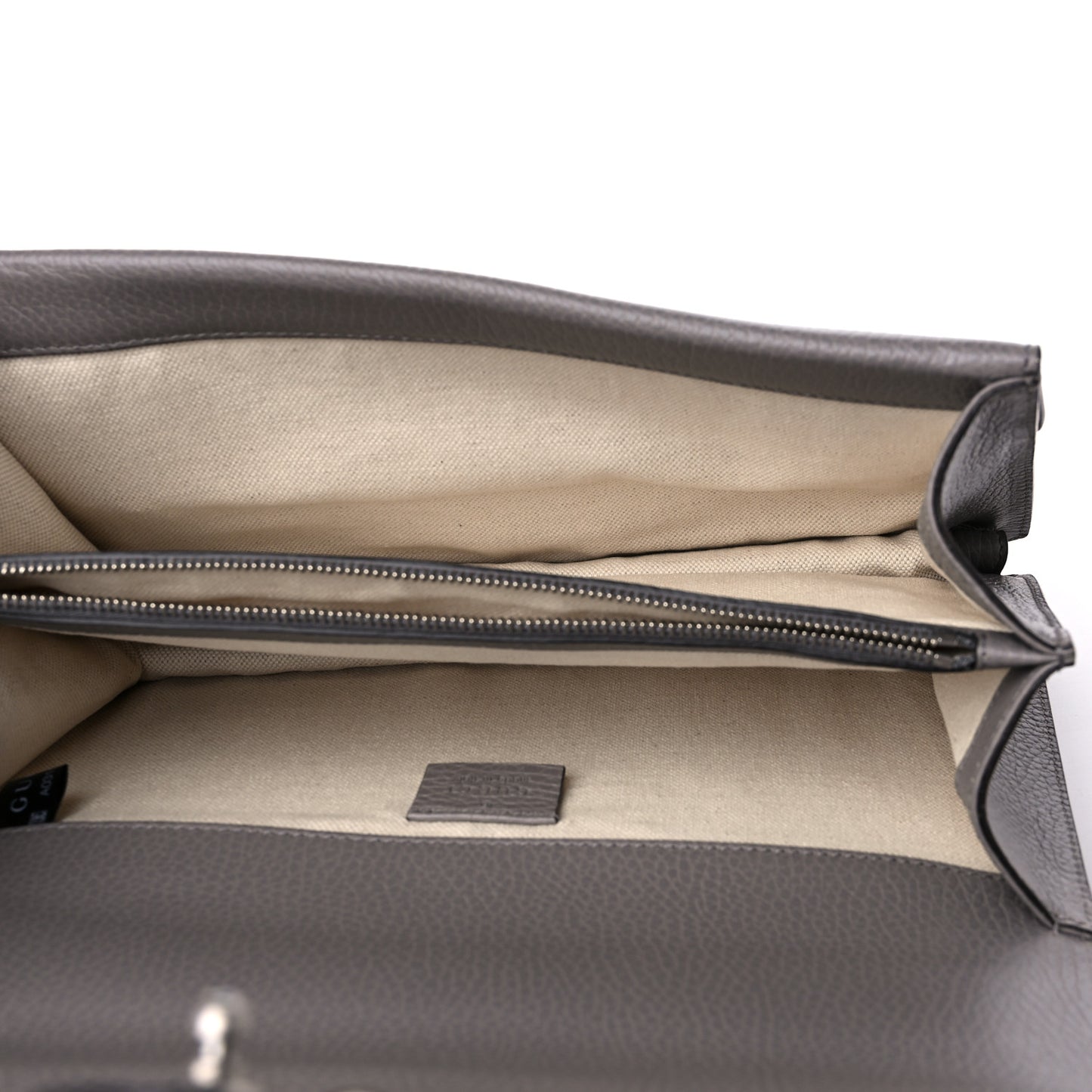 Pebbled Calfskin Small Dionysus Shoulder Bag Dusty Grey