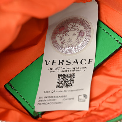 Versace Nylon Palazzo Medusa Crossbody Bag Green 7 of 12