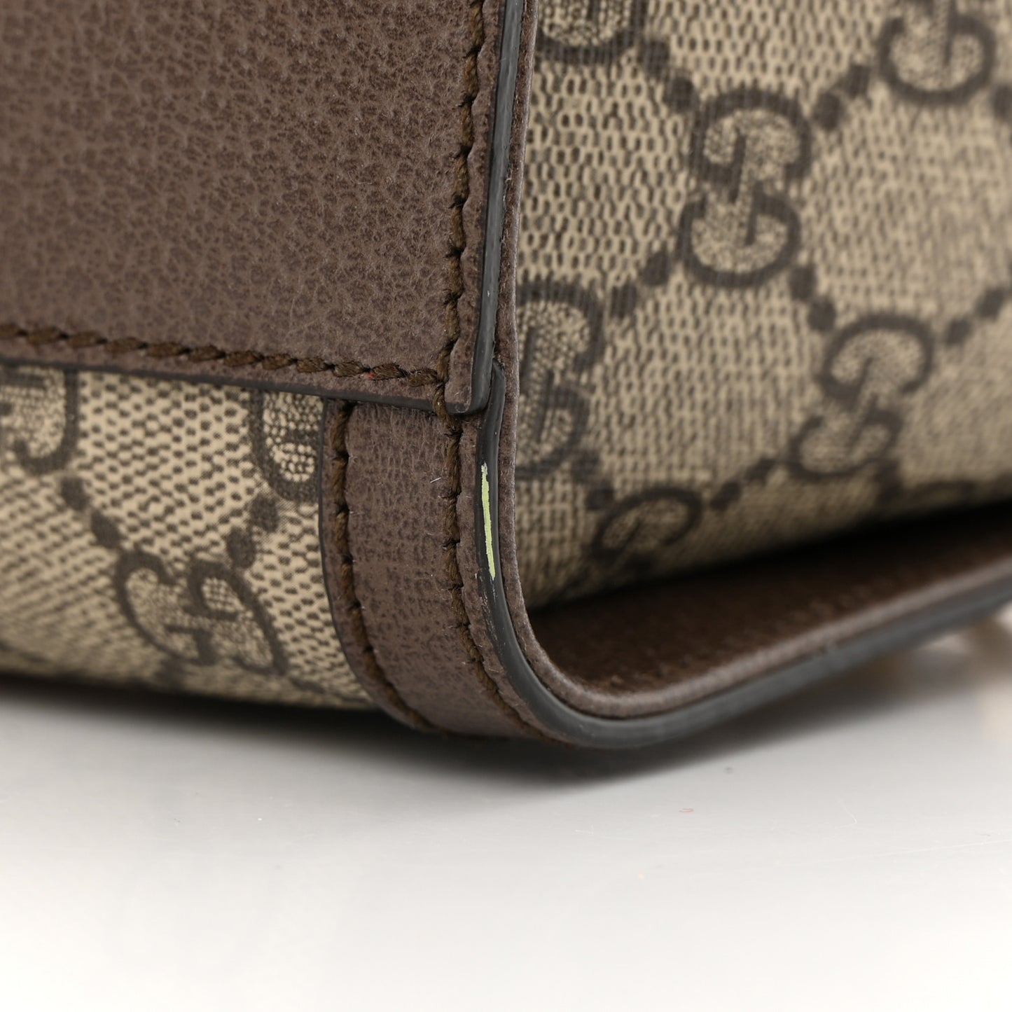 GG Supreme Monogram Small Ophidia Tote Bag Brown