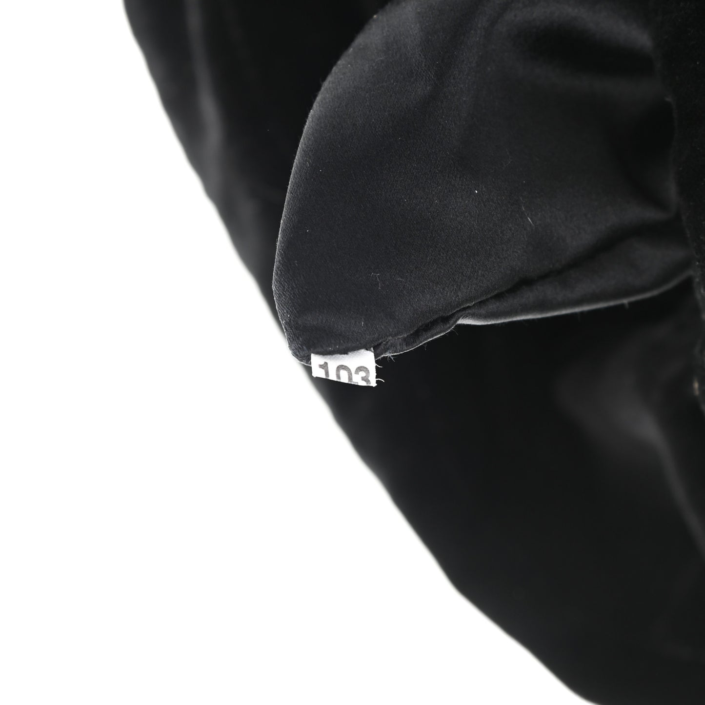 Velvet Astrology Large Drawstring Hobo Bag Black