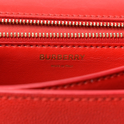 Burberry Grainy Calfskin Small TB Bag Bright Red 8 of 9